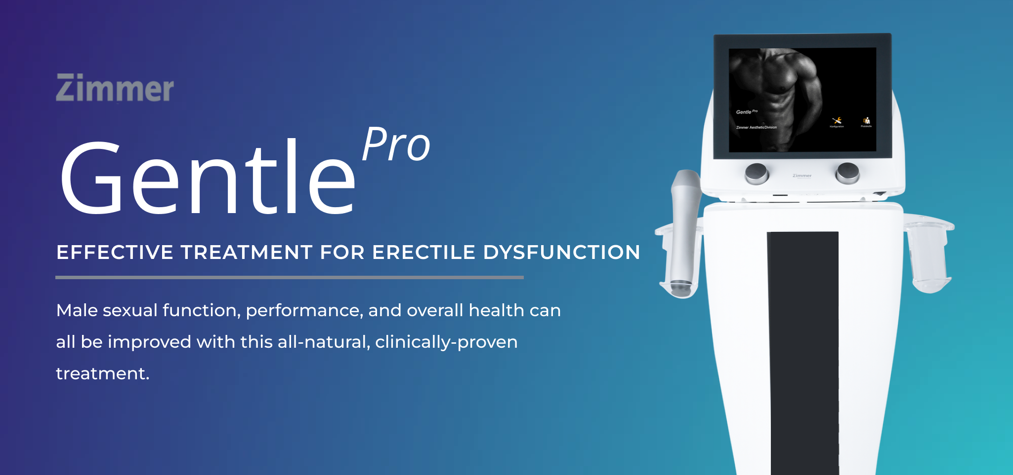 Zimmer GentlePro Treatment for Erectile Dysfunction
